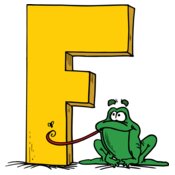 F is for Frog