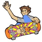 Boy skateboard