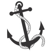 Anchor white rope