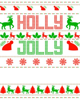 Holly Jolly Christmas [print size 400 x 500]