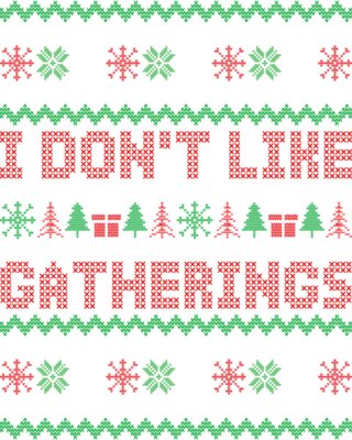 Don't Like Gatherings [print size 400 x 500]